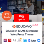 Educavo v3.1.9 – Online Courses & Education WordPress Theme